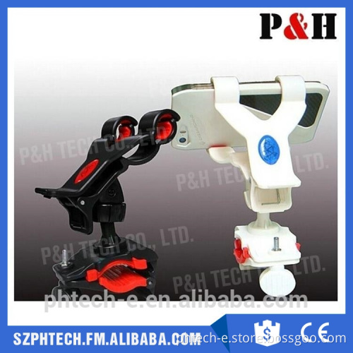 Cellphone Handlebar Mount Clamp For Bike bicycle lamps for motorcycle